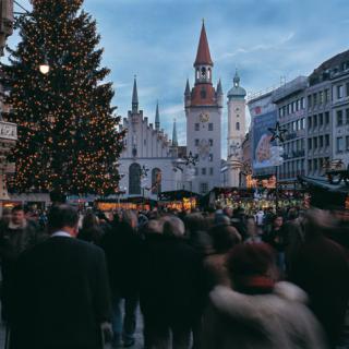 Weihnachtsmarkt, München, Marienplatz