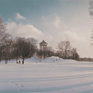 Englischer Garten mit Monopteros